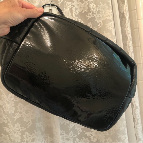 BETSEY JOHNSON *NWOT Quilted Pink/Black Tote Purse - Picture 4 of 9